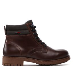 

Черевики туристичні Tommy Jeans Classic Short Lace Up Boot EM0EM01057 Truffle Brown GT7, Коричневий