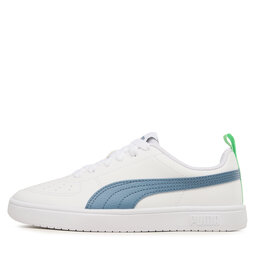

Снікерcи Puma Rickie Jr 384311 14 White/Deep Dive/Summer Green, Білий