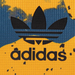 

Плоска сумка adidas Camo Fest Bag HM1717 Cogold/Pulblu/Wonste, Кольоровий