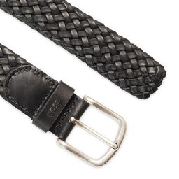 

Чоловічий ремінь Boss 50471279 Black 001, Чорний