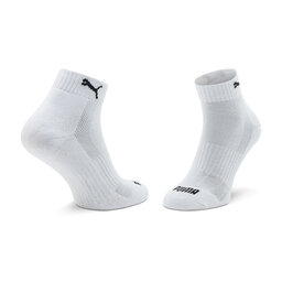 

Набір з 3 пар низьких шкарпеток unisex Puma Cushioned Quarter 907943 02 White, Білий