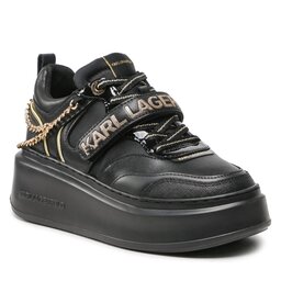 KARL LAGERFELD Laisvalaikio batai KARL LAGERFELD KL63540E Black Lthr W/Gold