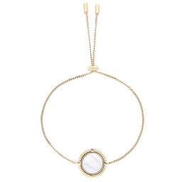 

Браслет Fossil Mother Of Pearl JF03799710 Gold, Золотий