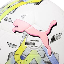 

М'яч Puma Orbita 5 Hybrid Lite 290 837850 01 Puma White/Elektro Purple, Білий