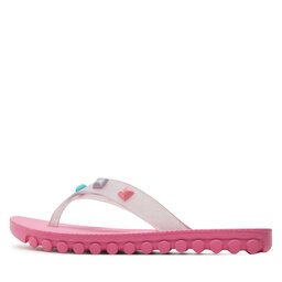 

В'єтнамки Bibi 1190013 Candy/Transparente/Gliter Holograf, Рожевий