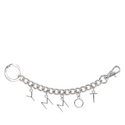Tommy Jeans Funda para llaves Tommy Jeans Tjw Bold Key Fob AW0AW15444 Silver Metallic 0IM