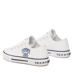

Кеди Tommy Hilfiger Varsity Low Cut Lace-Up Sneaker T3X9-32833-0890 M White 100, Білий