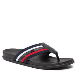 Tommy Hilfiger Infradito Tommy Hilfiger Corporate Mix Materials Sandal FM0FM04069 Rwb 0GY