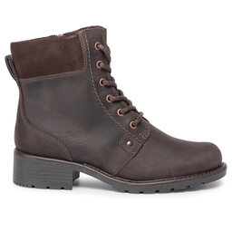 

Ботильйони Clarks Orinoco Spice 261438014 Dark Brown Nubuck, Коричневий