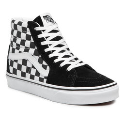 Vans Sneakersy Vans Sk8-Hi VN0A32QGHRK1 (Checkerboard) Blk/Tr Wht