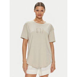 Gap Gap Marškinėliai 627139-03 Écru Loose Fit