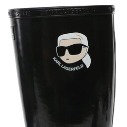 

Гумові чоботи KARL LAGERFELD KL47090N Black Rubber, Чорний