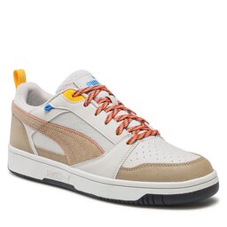 Puma Sneakers Puma Rebound v6 Low Open 393581 02 Alpine Snow-Sand Dune-Hot Heat-Yellow Sizzle-Ultra Blue
