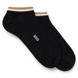 Boss 2er-Set niedrige Herrensocken Boss 50491192 Black 001