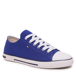 Tommy Hilfiger Tornacipő Tommy Hilfiger Low Cut Lace-Up Sneaker T3X4-32207-0890 S Royal 801
