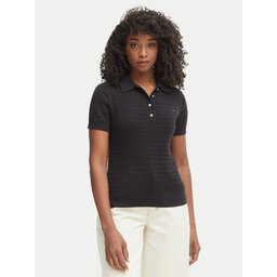 Tommy Hilfiger Tommy Hilfiger Poloshirt WW0WW41474 Schwarz Regular Fit