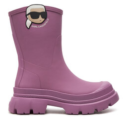 KARL LAGERFELD Kalosze KARL LAGERFELD Trekka KL43567 Różowy