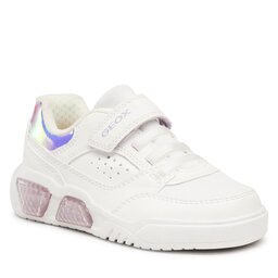 Geox Sneakers Geox J Illuminus Girl J35HPA0BUASC0761 S White/Lilac