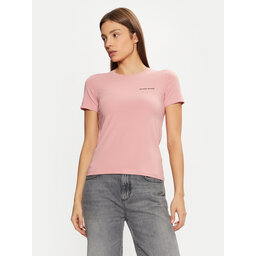 Guess Jeans Guess Jeans Póló W4YI02 J1314 Rózsaszín Regular Fit
