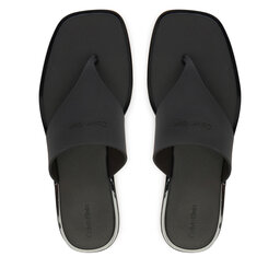 Calvin Klein Zehentrenner Calvin Klein Jelly Sandal Thong Mat Tran Tpu HW0HW02964 Schwarz