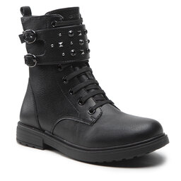 Geox Kozačky Geox J Eclair G. D J169QD 000BU C9997 D Black