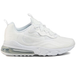 

Взуття Nike Air Max 270 React (GS) BQ0103 100 White/White/Metallic Silver, Білий