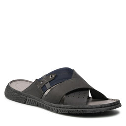 Krisbut Ciabatte Krisbut 1232-4-1 Czarny/Granat