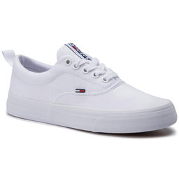 Classic tommy jeans sneaker en0en00540 shop white 100