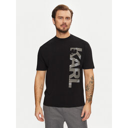 KARL LAGERFELD KARL LAGERFELD Camiseta 755198 551221 Negro Regular Fit