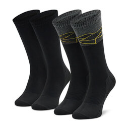 Camel Active 2 vīriešu augsto zeķu pāru komplekts Camel Active 6223 Black 610