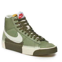 Nike Boty Nike Blazer Mid Pro Club DQ7673 301 Oil Green/Sea Glass