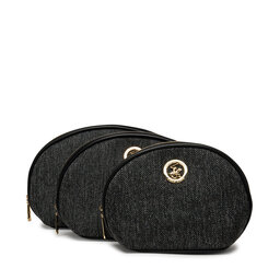Beverly Hills Polo Club Sminktáska szett Beverly Hills Polo Club BHPC-U1-007-SS25 (3-pack) Fekete