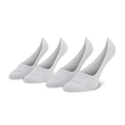 Calvin Klein 2 pares de calcetines tobilleros para hombre Calvin Klein 701218708 White 002
