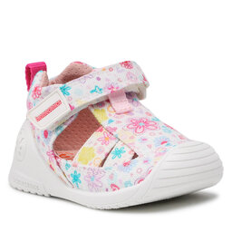Biomecanics Sandalias Biomecanics 222172-B Blanco Y Flores