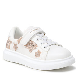 Lumberjack Apavi Lumberjack 1 VELCRO AND ELASTIC LACE SNEAKER WHITE/GOLD