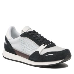 Emporio Armani Sneakersy Emporio Armani X4X537 XM678 S157 D.Gr/Of.Wht/L.Gr/Choc
