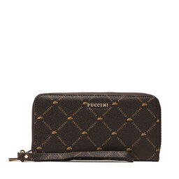 Puccini Cartera grande para mujer Puccini PLXP0313 Marrón