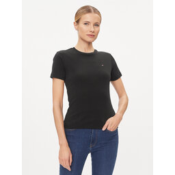 Tommy Hilfiger Tommy Hilfiger T-Shirt New Cody WW0WW40587 Μαύρο Slim Fit