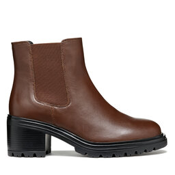 Geox Kotníková obuv s elastickým prvkem Geox D Damiana D16QCE 043NH C6006 Hnědá