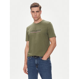 Tommy Hilfiger Tommy Hilfiger Camiseta Brand Love MW0MW40324 Verde Regular Fit