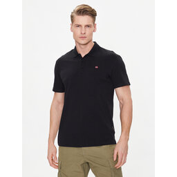Napapijri Napapijri Polo marškinėliai Ealis NP0A4H8B Juoda Regular Fit