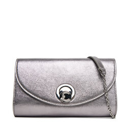 Coccinelle Дамска чанта Coccinelle Tob Coccinellenikla Smooth E1 TOB 15 01 01 Сребрист