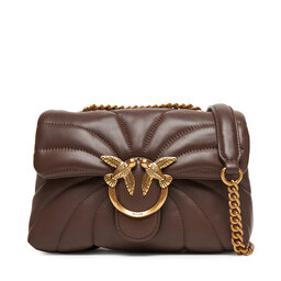 PINKO Ročna torba PINKO Love Puff Mini Cl AI 24-25 PLTT 100039 A1EX Rjava