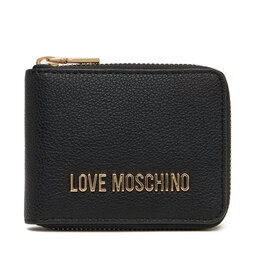 LOVE MOSCHINO Mały Portfel Damski LOVE MOSCHINO JC5639PP1NLD0000 Czarny