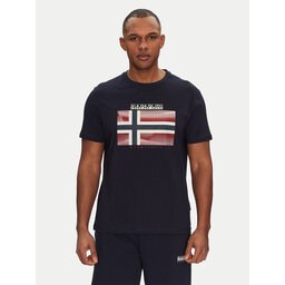Napapijri Napapijri Majica S-Lari NP0A4IE51761 Mornarsko modra Regular Fit