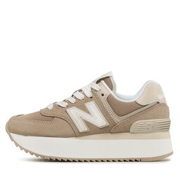 

Снікерcи New Balance WL574ZSM Коричневий