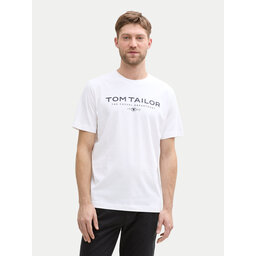 Tom Tailor Tom Tailor Marškinėliai 1045773 Balta Regular Fit