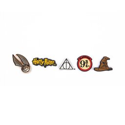 

Прикраса для взуття Crocs Jibbitz Harry Potter Symbol 5 Pack 10010005 Кольоровий
