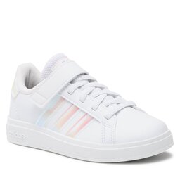 adidas Zapatos adidas Grand Court Lifestyle Court Elastic Lace and Top Strap Shoes GY2327 Blanco