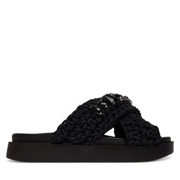 Inuikii Pantoletten Inuikii Woven Stones 1004.003.0073 Schwarz